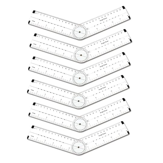 Learning Advantage™ Angle Measurement Ruler, 6ct.